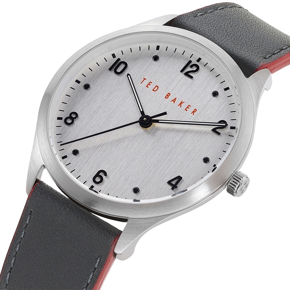 Ted Baker London BKPMHF908 Men’s Dress Watch in Black Leather Strap